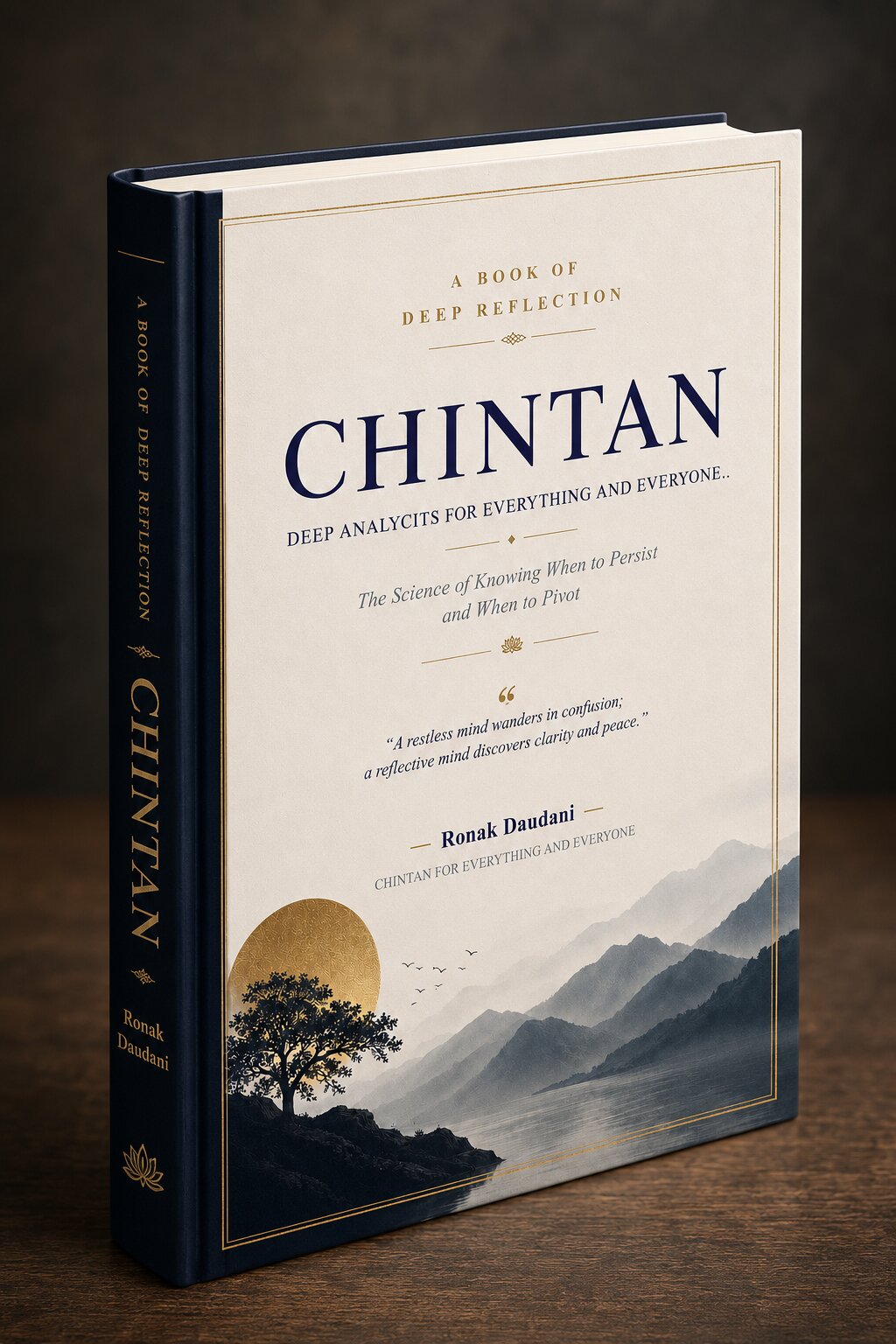 Chintan book cover by Ronak Daudani